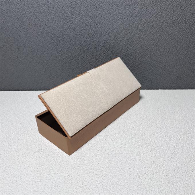 Classial Light Brown PU Gift Packaging Box for Pen Gift