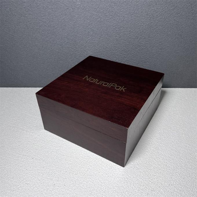 Custom Luxury Red Wood Paper Packaging Box for Watch Watch Set Gift