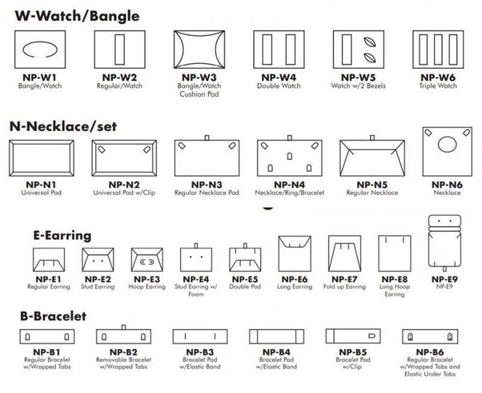 Printing Paper Jewelry Set Packaging Gift Box for Earring Ring Bracelet Necklace Pendant