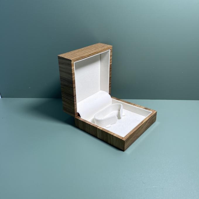 Manufactures Custom Wooden Paper Jewelry Box for Ring Earring Pendant Bangle Bracelet Necklace Gift
