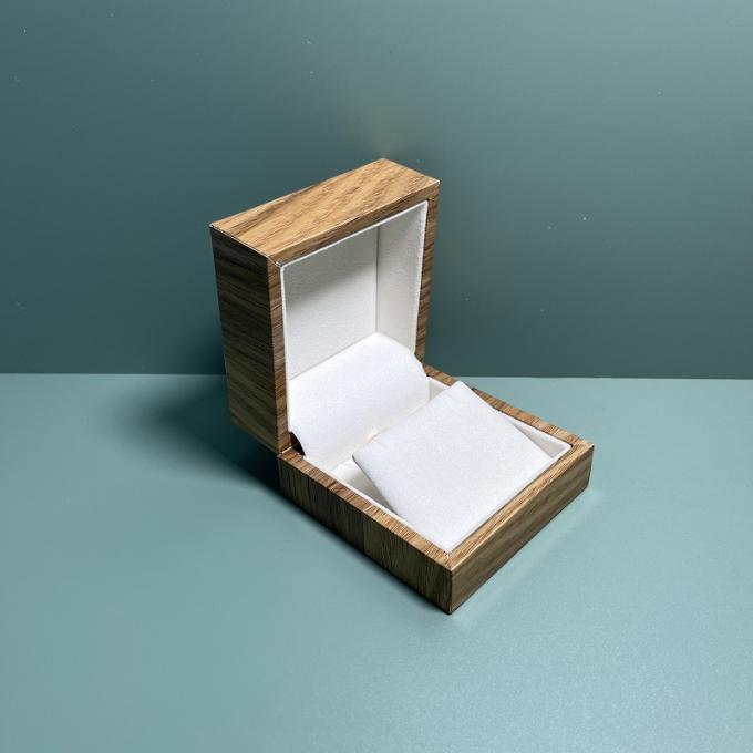 Manufactures Custom Wooden Paper Jewelry Box for Ring Earring Pendant Bangle Bracelet Necklace Gift