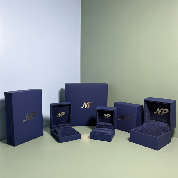 OEM ODM Plastic Jewelry Box Soft Touch Paper Ring/Earrings/Pendant/Bracelet /Watch Gift Pack Set Packaging Storage Display Box