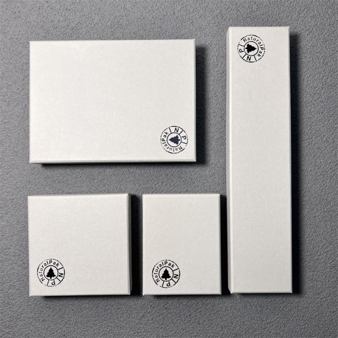 Logo Printed Paper Cardboard Jewelry Gift Packaging Boxes Custom Luxury Jewellery Storage Wedding Ring Earring Box