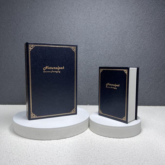 Custom Luxury Earring Gift Box Magnet Magnetic Paper Closure Foldable Packaging Folding Gift Box