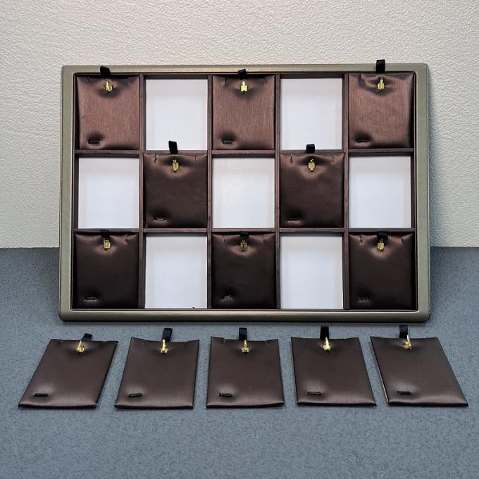 High Quanlity PU Packaging Jewelry Tray for Jewelry Ring Earring Pendant Necklace