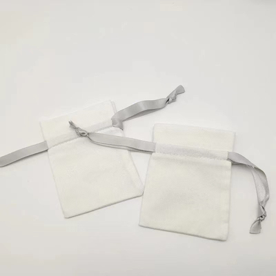 Gold Foil Drawstring Gift Pouches Shipping Jewelry Packaging Bag With Logo