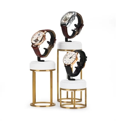 OEM Logo PU Luxury Watch Display Wrist Watch Display Stand