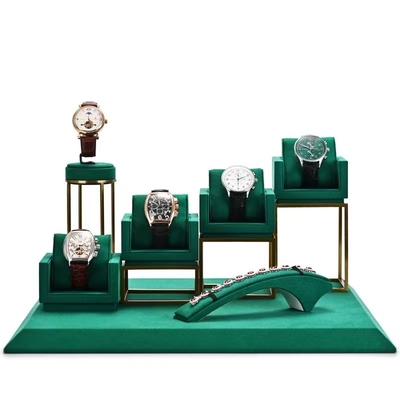 ROHS High End Suede Luxury Watch Display Wrist Watch Holder Stand
