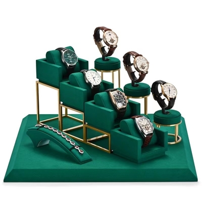 ROHS High End Suede Luxury Watch Display Wrist Watch Holder Stand
