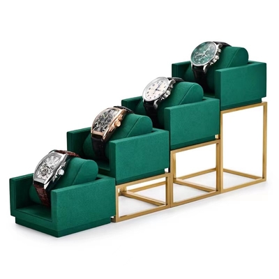 ROHS High End Suede Luxury Watch Display Wrist Watch Holder Stand