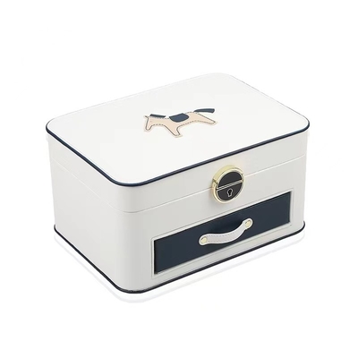 Natpak Pearl White Black Jewelry Cases Small Boxes For Jewelry