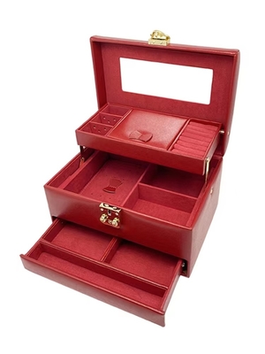 Multilayer Foldable Jewelry Display Case Jewelry Display Boxes With Lids