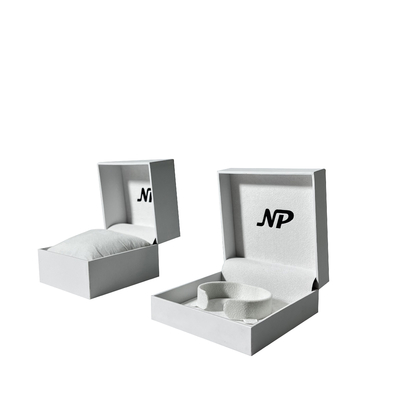 White Classic Luxury Jewelry Packaging Boxes Simplicity Ring Boxes For Wedding