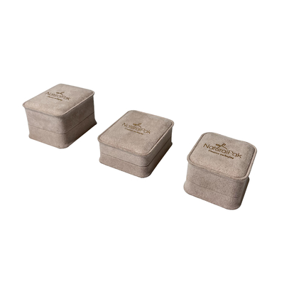 Women Girls Luxury Jewelry Packaging Boxes Round Corner Convex Edge Small Jewelry Box