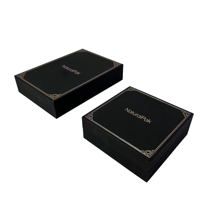 SGS ROHS Two Shades Gray Bracelet Presentation Box Soft Paper Watch Gift Pack