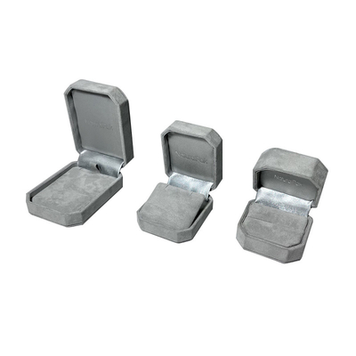 Creative Octagonal Luxury Jewelry Packaging Boxes Custom Velvet Jewelry Packaging