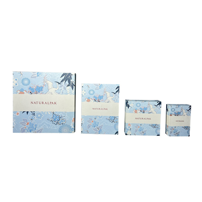 Two Piece Custom Printing Paper Craft Jewellery Box With Lift Off Lid