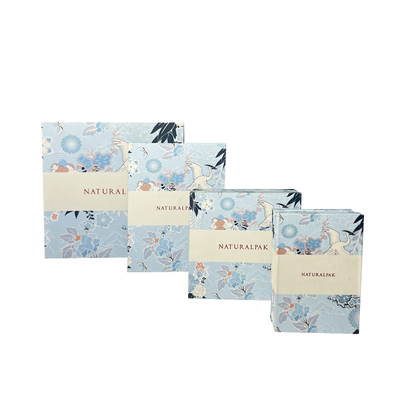 Two Piece Custom Printing Paper Craft Jewellery Box With Lift Off Lid