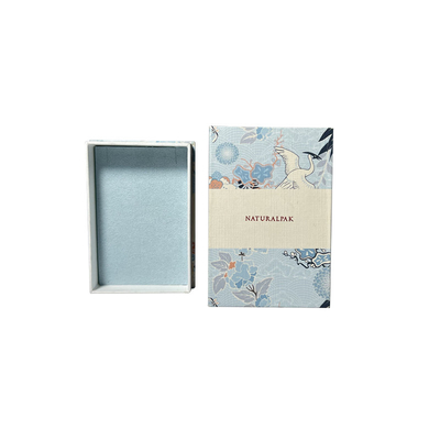 Two Piece Custom Printing Paper Craft Jewellery Box With Lift Off Lid