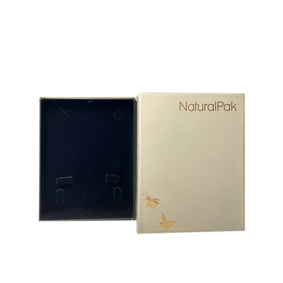 Beige Luxury Jewelry Packaging Boxes Jewellery Cases For Earrings