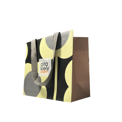 100gsm-450gsm Fashionable Luxury Tote Paper Bag With Handle