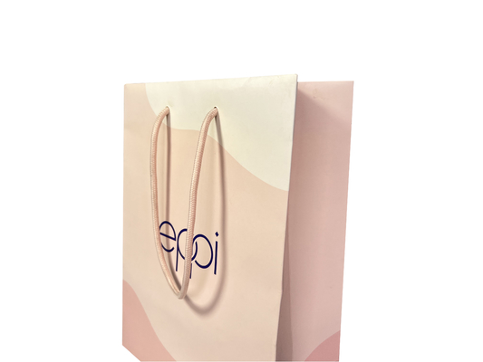 Custom Size Cotton Handle Printed Small Paper Gift Bags For Jewelry Box