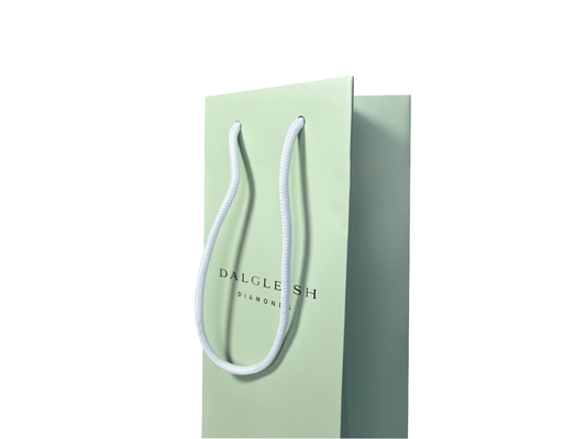 ODM Mint Green Thickened Paper Creative Wedding Bag With Logo