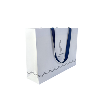 Recyclable Art Paper Jewellery Handbags Heavy Duty Paper Carrier Bags