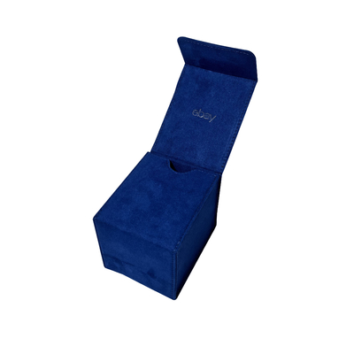 Special Blue Suede Luxury Watch Display