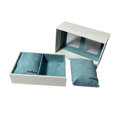PU Watch Box Gift Packaging Silk Wadding Inside Leather Surface Watch Box With Pillow