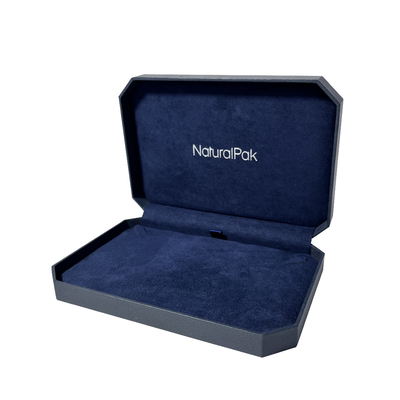 Ortagonal high End Suede Packaging Box for Ring Earring Pendant Bracelet Necklace jewelry