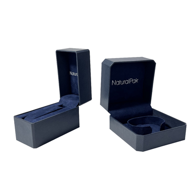 Ortagonal high End Suede Packaging Box for Ring Earring Pendant Bracelet Necklace jewelry