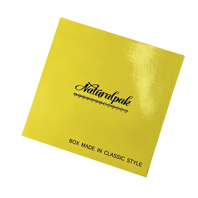 Yellow Black Luxury Single Watch Box Custom Watch Packaging Box With Trim