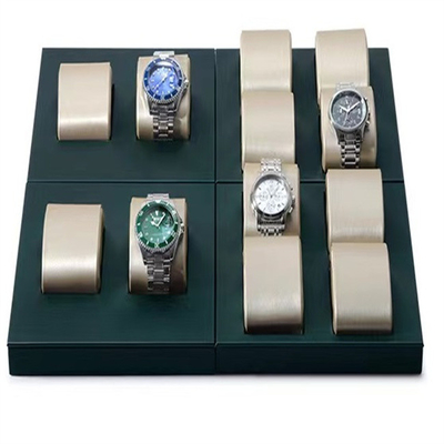 Dark Black Green Luxury Watch Display Watch Tray Organizer OEM ODM