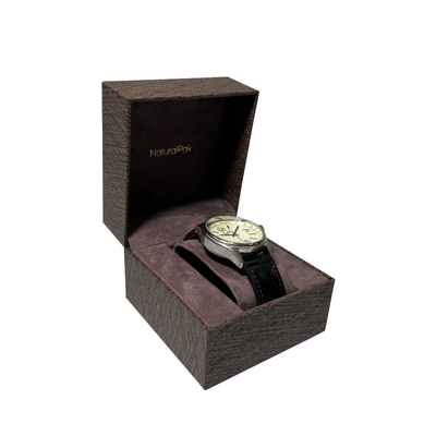 SGS ROHS Rectangle Personalised Watch Box Hot Stamping Logo