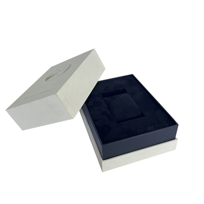 Custom Two Piece Lift Off Cardboard Watch Box With Recessed Base