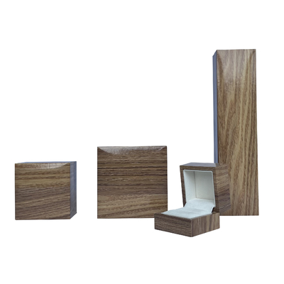 Manufactures Custom Wooden Paper Jewelry Box for Ring Earring Pendant Bangle Bracelet Necklace Gift