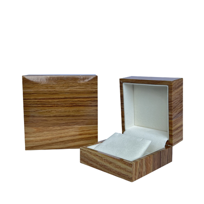 Manufactures Custom Wooden Paper Jewelry Box for Ring Earring Pendant Bangle Bracelet Necklace Gift
