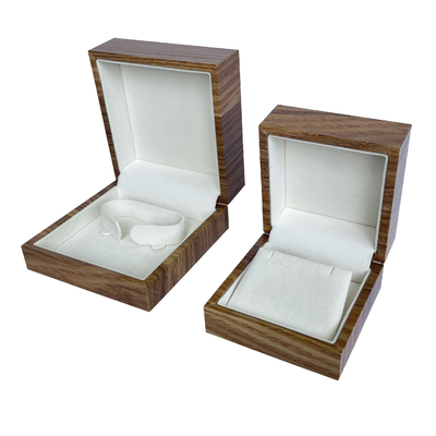 Manufactures Custom Wooden Paper Jewelry Box for Ring Earring Pendant Bangle Bracelet Necklace Gift