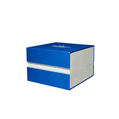 Sapphire Blue Plastic Luxury Watch Packaging Box Jewelry Box For Necklaces And Earrings
