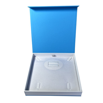 Double Color Touch Paper Cardboard Decorative Boxes With Magnetic Closure