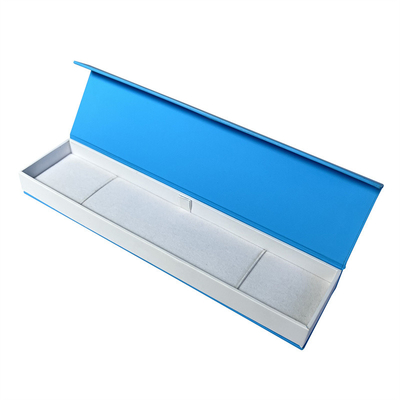 Double Color Touch Paper Cardboard Decorative Boxes With Magnetic Closure