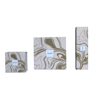 ROHS Magnetic Closure Jewelry Box Artistic Printed Foldable Packaging Box
