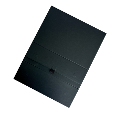Black Folding Packaging Gift Box Custom Foldable Box 245*160*73mm