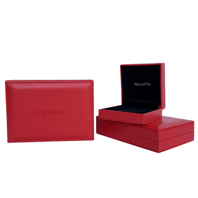 Luxury PU Wrapped Commemorative Coin Boxes For Gift Packaging