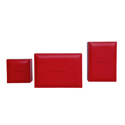 Luxury PU Wrapped Commemorative Coin Boxes For Gift Packaging