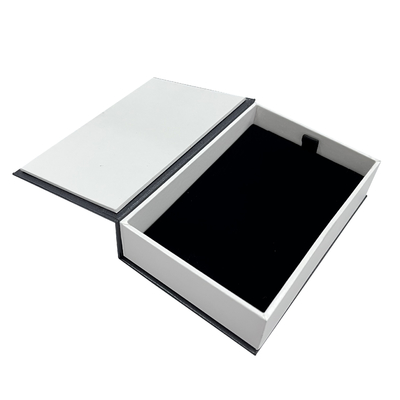 Square Corner Luxury Earring Gift Box Literature Style Foldable Magnetic Gift Box