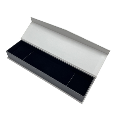 Contrast Color Wrapover Paper Cardboard Box Magnet Closure Wallet Packaging Boxes