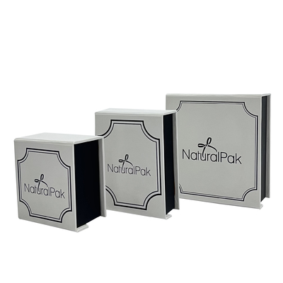 Contrast Color Wrapover Paper Cardboard Box Magnet Closure Wallet Packaging Boxes