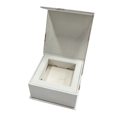Pink Magnetic Closure Jewelry Box Wrapover Cardboard Box With Magnetic Closure
